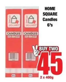 Boxer HOME SQUARE Candles 6's offer