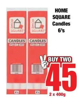 Boxer HOME SQUARE Candles 6's offer
