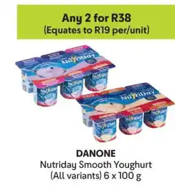 Makro Danone Nutriday Smooth Yoghurt offer