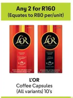Makro L'OR Coffee Capsules offer