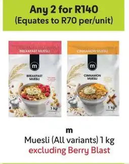 Makro Muesli (All variants) 1 kg offer