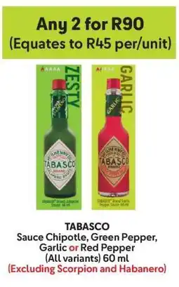 Makro TABASCO Sauce offer