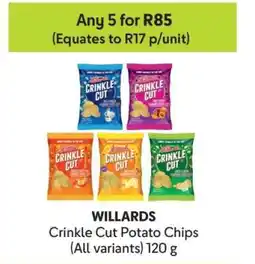 Makro Willards Crinkle Cut Potato Chips offer