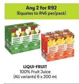 Makro Liqui Fruit 100% Fruit Juice offer