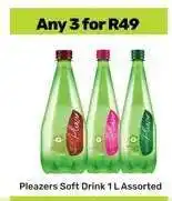 Game Pleazers Soft Drink 1 L Assorted offer