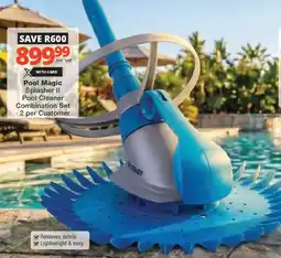 Checkers Pool Magic Splasher II Pool Cleaner Combination Set offer