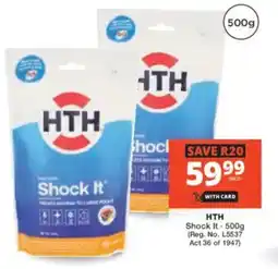 Checkers HTH Shock It offer