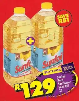 Shoprite Sunfoil Pure Sunflower Seed Oil offer