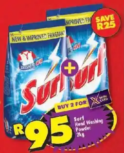 Shoprite Surf Hand Washing Powder offer