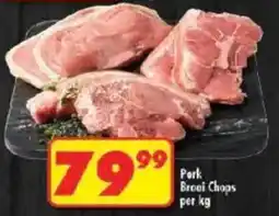 Shoprite Pork Braai Chops offer