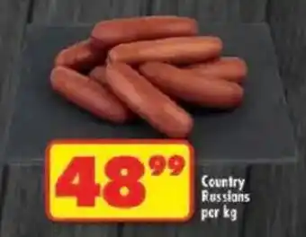 Shoprite Country Russians offer
