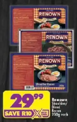Shoprite Renown Shoulder/ Diced Bacon offer