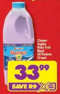 Shoprite Clover Tropika Dairy Fruit Blend All Variants offer