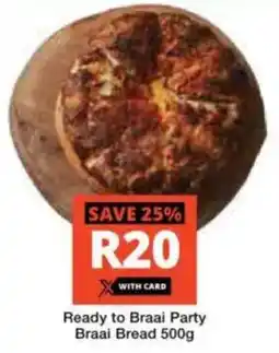 Checkers Ready to Braai Party Braai Bread offer