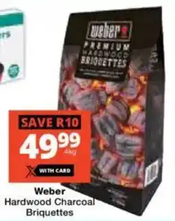 Checkers Weber Hardwood Charcoal Briquettes offer