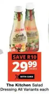 Checkers The Kitchen Salad Dressing All Variants offer