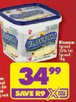 Shoprite Blossom Spread 25% Fat Spread offer