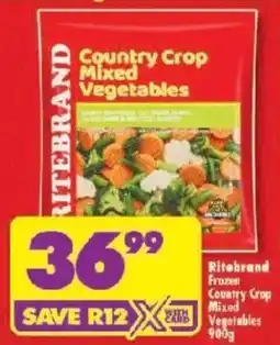 Shoprite Ritebrand Frozen Country Crop Mixed Vegetables offer