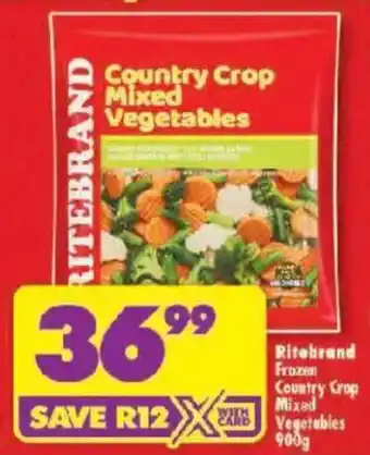 Shoprite Ritebrand Frozen Country Crop Mixed Vegetables offer
