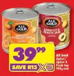 Shoprite All Gold Apricot/ Apricot & Peach Jam offer