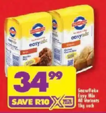 Shoprite Snowflake Easy Mix All Variants offer