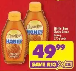 Shoprite Little Bee Choice Grade Honey offer