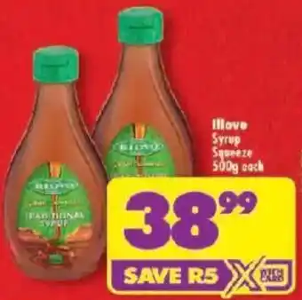 Shoprite Illovo Syrup Squeeze offer