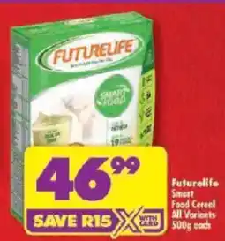 Shoprite Futurelife Smart Food Cereal All Variants offer