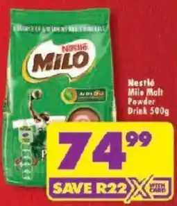 Shoprite Nestlé Milo Malt Powder Drink offer
