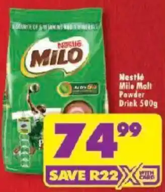 Shoprite Nestlé Milo Malt Powder Drink offer