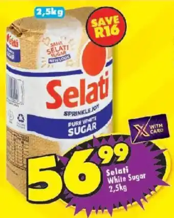 Shoprite Selati White Sugar offer