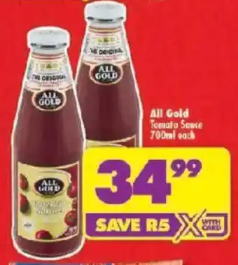 Shoprite All Gold Tomato Sauce offer