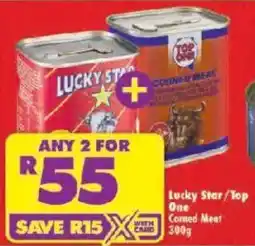 Shoprite Lucky Star/ Top One Corned Meat offer