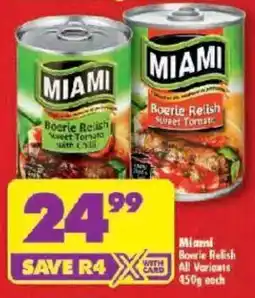 Shoprite Miami Boerie Relish All Variants offer