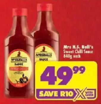 Shoprite Mrs H.S. Ball's Sweet Chilli Sauce offer