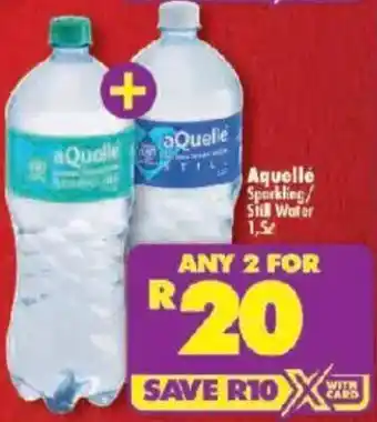 Shoprite Aquellé Sparkling/ Still Water offer