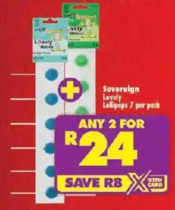 Shoprite Sovereign Lovely Lollipops offer