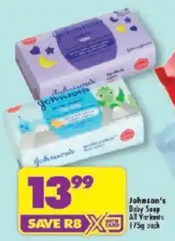 Shoprite Johnson's Baby Soap All Variants offer
