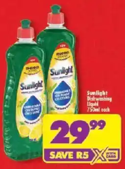 Shoprite Sunlight Dishwashing Liquid offer
