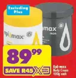 Shoprite Epi-max Body Cream offer
