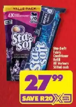 Shoprite Sta-Soft Fabric Conditioner Refill All Variants offer