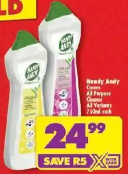 Shoprite Handy Andy Cream All Purpose Cleaner All Variants offer