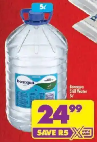 Shoprite Bonaqua Still Water offer