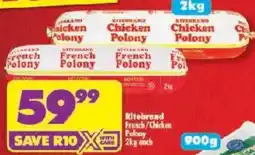 Shoprite Ritebrand French/ Chicken Polony offer