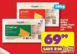 Shoprite Crystal Valley Cheddar/ Gouda Cheese offer