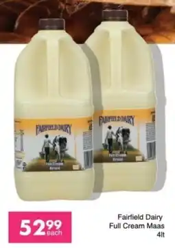Save Fairfield Dairy Full Cream Maas offer