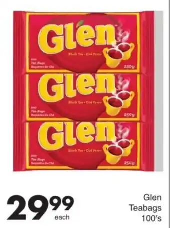 Save Glen Teabags offer