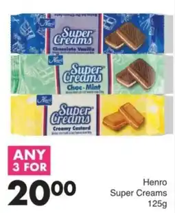 Save Henro Super Creams offer