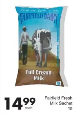 Save Fairfield Fresh Milk Sachet offer