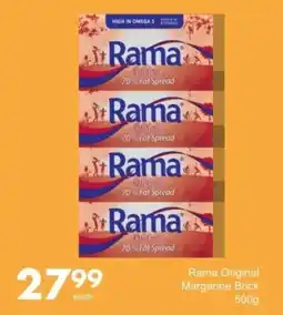 Save Rama Original Margarine Brick offer